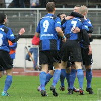 20101106 Eintracht Trier - FC Homburg, Regionalliga West, Jubel nach Saccones Tor, Foto: Anna Lena Bauer - 5VIER