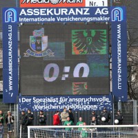 20110212 SVE - Preussen Muenster, Anzeigentafel Videowand, Regionalliga West, Foto: Anna Lena Bauer - 5VIER