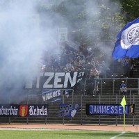 20110430 FC Homburg - Eintracht Trier, Fans, Regionalliga West. Foto: Anna Lena Bauer - 5VIER