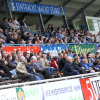 20120511 Eintracht Trier - Lotte, Regionalliga West, Zuschauer, Tribüne, Foto: Anna Lena Grasmueck - 5VIER