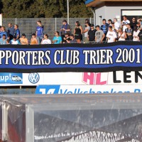 Eintracht Trier - Eintracht Frankfurt II, Fans Supporters, Regionalliga Suedwest, Foto: Anna Lena Grasmueck - 5VIER