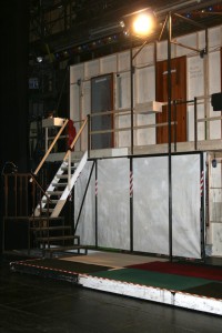 Die "Bühne" hinter der Bühne