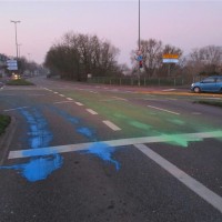 Farbschmierereien Ausoniusstraße - 5VIER