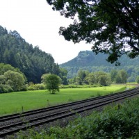 Landschaft auf dem Weg zur Burg Ramstein, Foto: Marie Baum - 5VIER