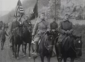 Einmarsch amerikanischerTruppen 1918, Foto: Stadtmuseum Simeonstift
