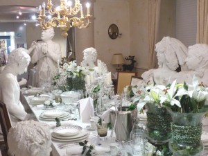 Tischkultur Thema "Die Hochzeit"