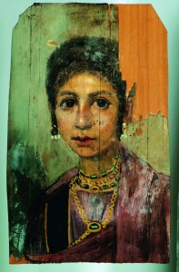 Abbildung: Mumienporträt einer jungen Frau, 96-117 n. Chr. © Stadtmuseum Simeonstift