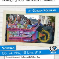 Die Identitäre Bewegung, Vortrag an der Uni, Foto: Referat für Antirassismus und Antifaschismus im AStA der Universität Trier‎ - 5VIER