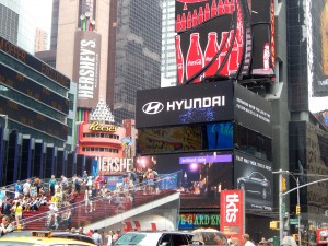 Tagsüber eher anstrengend als beeindruckend: der weltberühmte Times Square