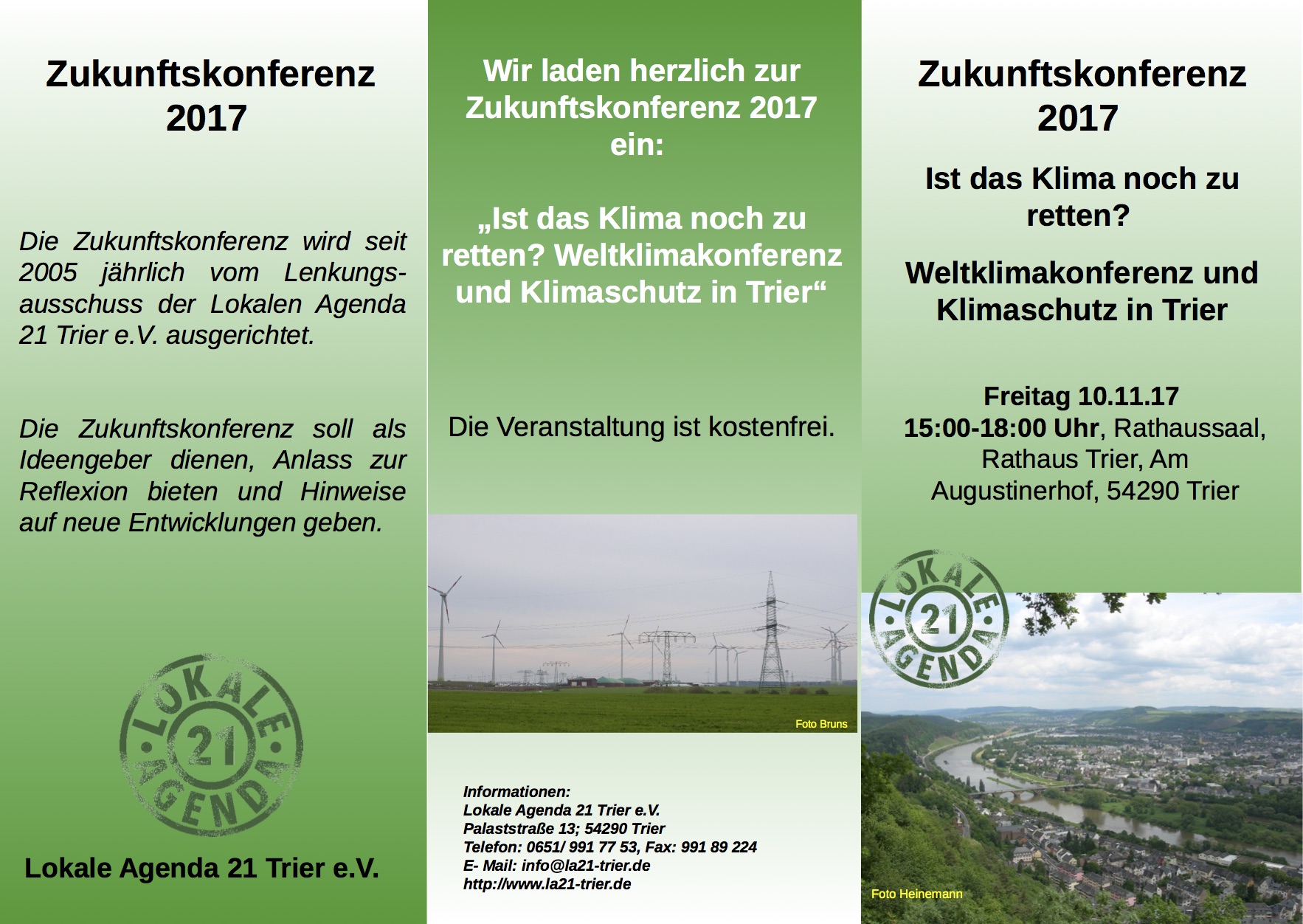 Zukunftskonferenz zum Klimawandel in Trier
