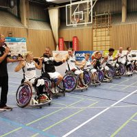 DONECK Dolphins Trier vor den Spielen gegen die Baskets Hamburg und die Lahn-Dill Skywheelers