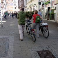 Radfahrer können ihre Räder bald an der Porta parken. Foto: 5vier.de