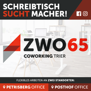 Coworking Trier - ZWO65 - Petrisberg und Posthof Banner