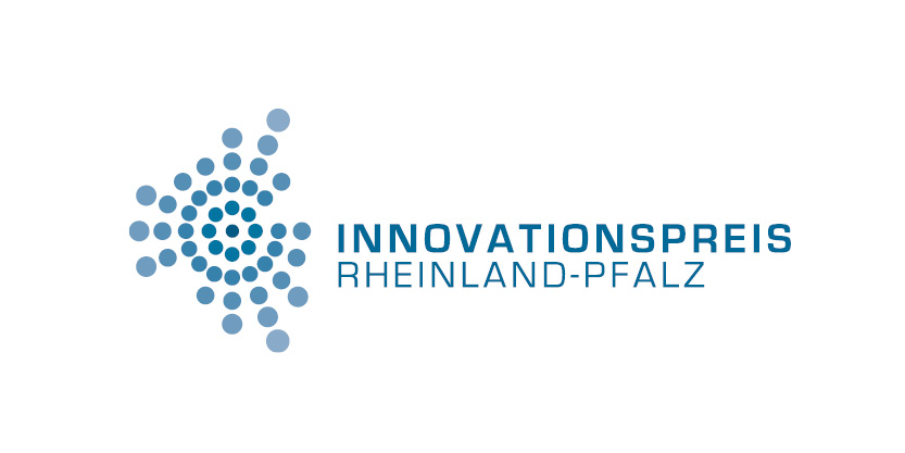 Logo des Innovationspreises Rheinland-Pfalz 2022. Bild: Ministerium für Wirtschaft, Verkehr, Landwirtschaft und Weinbau