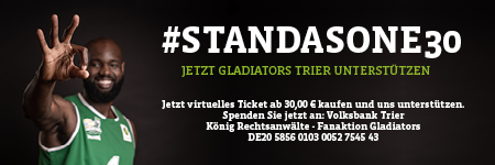 standasone30 - Hilfsaktion Gladiators Trier - Jermains Bucknos