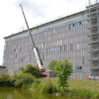 Ein Meilenstein der Sanierung des Gebäudes H der Universität Trier