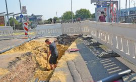 Römerbrücke Trier für den Fahrzeugverkehr gesperrt - Großbaustelle bis 2022