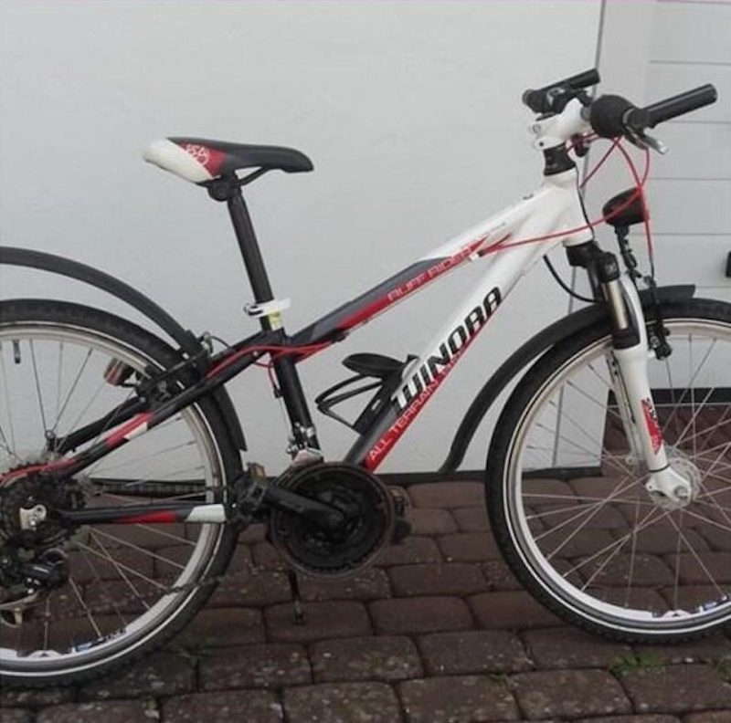 Das Fahrrad der vermissten 15-Jährigen Maya Chanaa Foto: Polizei Trier