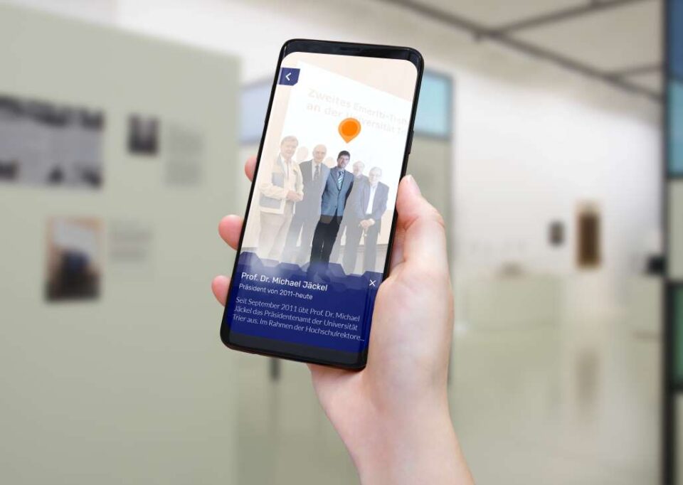 Intermedia-Designerin der Hochschule Trier entwickelt Augmented-Reality-App