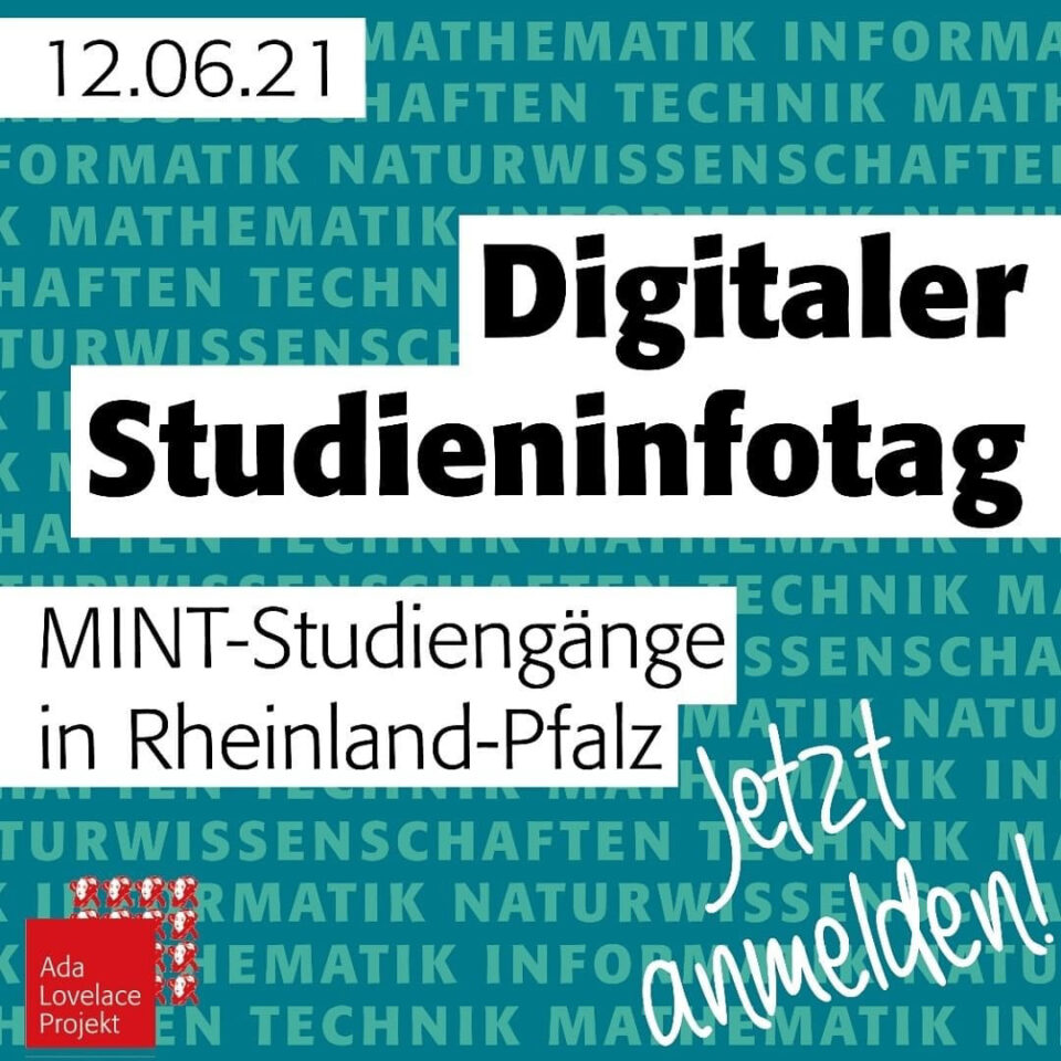 Der digitale Studieninfotag bietet die einmalige Möglichkeit, das Studienangebot für MINT Studienfächer in Rheinland-Pfalz an einem Tag kennenzulernen. Bildquelle: Universität Trier