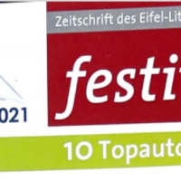 Die neue Broschüre "festival aktuell" ist erschienen. Bildquelle: Eifel-Literatur-Festival