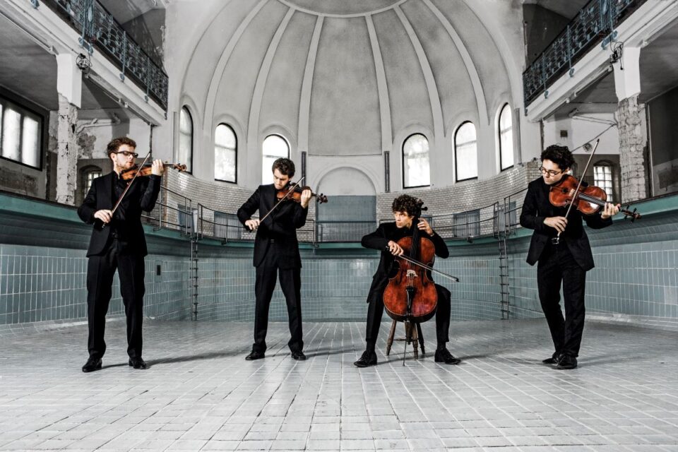 Die vier jungen Männer des Vision String Quartet. Bildquelle: Tim Klöcker