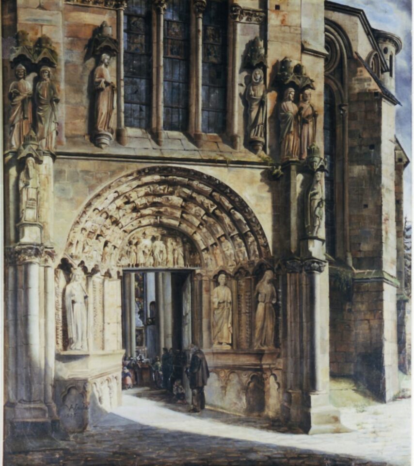 Friedrich Anton Wytttenbach, Portal der Liebfrauenkirche. Bildquelle: Stadtmuseum Simeonstift Trier