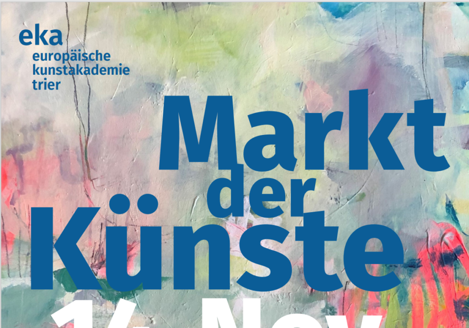 Am 14. November findet der Markt der Künste statt. Bildquelle: Förderverein der Europäischen Kunstakademie