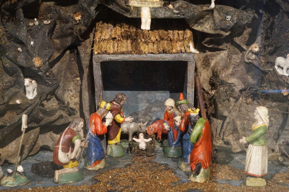 Auch Krippen gehören in vielen Haushalten zur Weihnachtszeit dazu. Bildquelle: Stadtmuseum Simeonstift