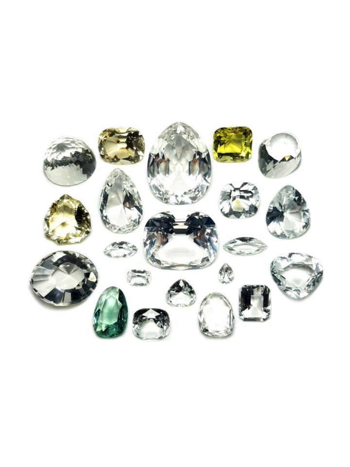 Sammlung von Nachschliffen historischer Diamanten. Bildquelle: Markus Ehrhard
