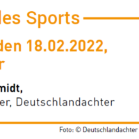 Olympiasieger Richard Schmidt zum Thema „Macht des Sports". Foto: © Deutschlandachter DOSB.