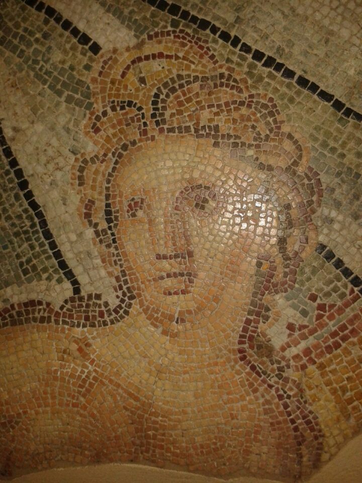 Mosaik der Liebesgöttin Venus im Rheinischen Landesmuseum Trier. Fotos: GDKE-Rheinisches Landesmuseum Trier, Thomas Zühmer