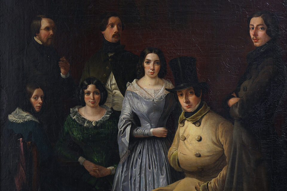 Eine Trierer Familie im 19. Jahrhundert, porträtiert von Friedrich Anton Wyttenbach – was verrät ihr Stil? Foto: © Stadtmuseum Simeonstift Trier