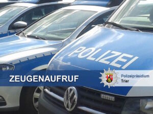 Polizei sucht Zeugen. Foto: Polizeipräsidium Trier