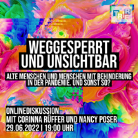Onlinediskussion mit Corinna Rüffer und Nancy Poser 29.06.2022, 19 Uhr. Bildquelle: Für ein buntes Trier - gemeinsam gegen rechts e.V.
