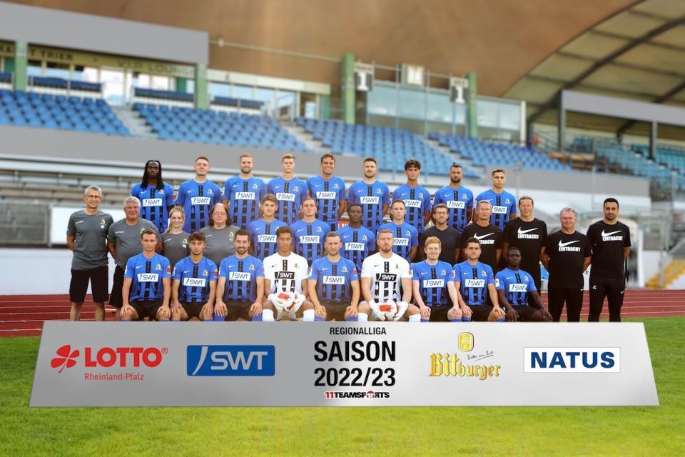 Team Eintracht Trier Regionalligasaison 2022/23 Foto: Eintracht Trier