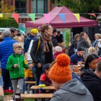 Zahlreiche Besucher kamen am letzten Septemberwochenende zum Streetfoodfestival in den Trierer Kaiserthermen. Foto: André Frick / 5vier.de