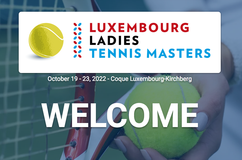 Luxemburg Ladies Tennis Masters 2022. Screenshot der Website