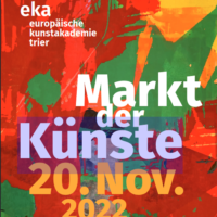 Flyer zum diesjährigen „Markt der Künste 2022". Bild: Förderkreis der Europäischen Kunstakademie