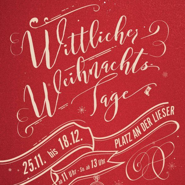 Plakat der Winterlichen Weihnachtstage 2022 in Wittlich. Bild: Kreisstadt Wittlich