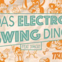 Der Flyer zum Electro Swing Ding im Forum Club Trier. Bild: Timcat / Sebastian Pleyer/ Eventim