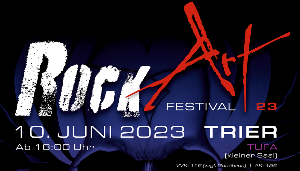 Das dazugehörige Plakat des Rock Art Festivals 23 in Trier. Bild: Dennis Baier