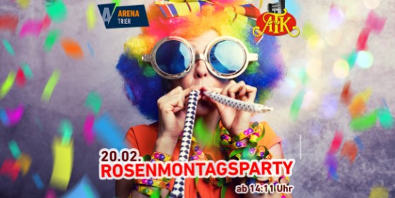 Rosenmontagsparty in der Arena Trier am 20.02.2023. Foto: Messe- und Veranstaltungsgesellschaft mbH