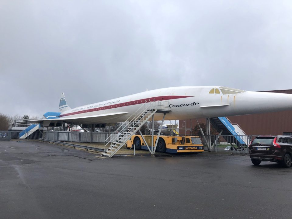 Das Überschallflugzeug Concorde auf der Flugausstellung. Foto: 5vier.de/Anna-Lena Hees