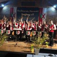 Der Musikverein „Harmonie“ Longkamp richtete am Ostersonntag sein traditionelles Osterkonzert aus. Foto: 5vier.de/Anna-Lena Hees