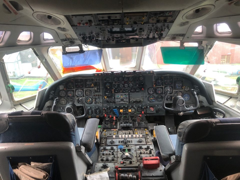 Cockpit der United Arab Emirates. Foto: 5vier.de/Anna-Lena Hees