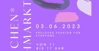 Flyer zum Mädchen*Flohmarkt am 3. Juni 2023. Foto: Kulturgraben e.V.