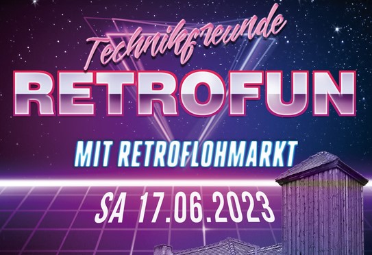 Logo zum Retrofun Retroflohmarkt in Saarlouis. Bild: Next Heros Event