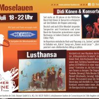 Sommerbühne Bernkastel-Kues Ausgabe Nr. 5 mit Lusthansa und Didi Könen und Konsorten