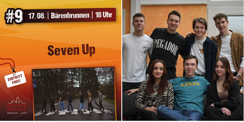 Seven Up auf der Sommerbühne Nr.9 in Bernkastel-Kues - Poster